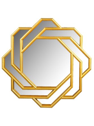 Зеркало декоративное настенное, 61х61 см, металл, фигурное, Y4-6853