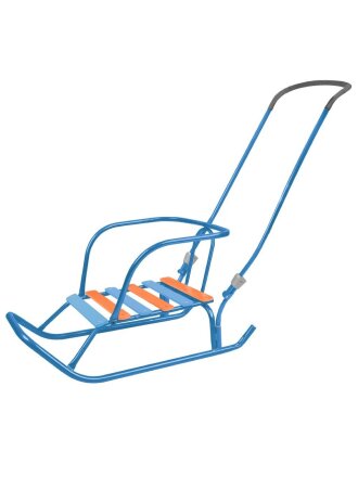 Санки Ветерок, В6+/Г, металлическая спинка, Nika