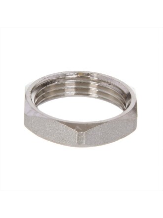 Контргайка 3/4", никель, индивидуальная упаковка, РосТурПласт