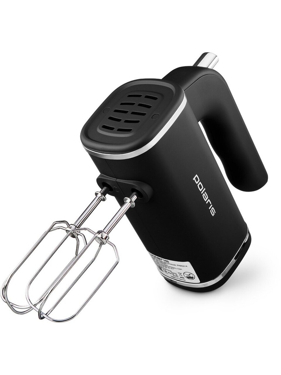 Миксер ручной, Polaris, PHM 5014, 500 Вт, 5 скоростей, турбо режим, черный