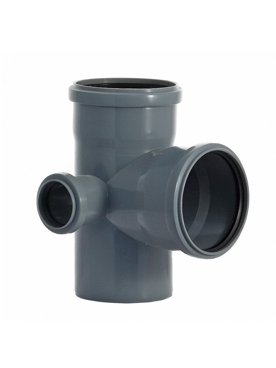 Крестовина канализационная двухплоскостная, 110х110х50 мм, 90 °, левая, РосТурПласт, полипропилен, 36540