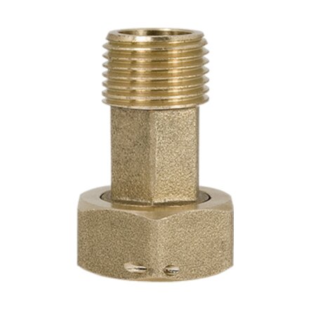 Штуцер для счетчика, 1/2''х3/4'', ш-г, латунь, внешняя резьба, с ушком, ProFactor
