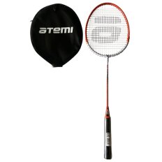 Ракетка для бадминтона Atemi, алюмин/сталь, чехол 1/2, оранж/бел, BA-180, 00000136438 Ракетка для бадминтона Atemi, алюмин/сталь, чехол 1/2, оранж/бел, BA-180, 00000136438