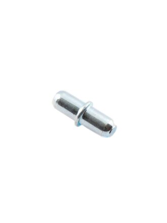 Полкодержатель с бортиком, 5.0x16 мм, 12 шт, никель, Element, 012680