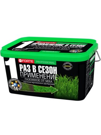 Удобрение для газона от мха, ведро, 3 л, Bona Forte