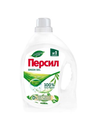 Гель для стирки Персил, 1.95 л, для цветного белья, Green gel