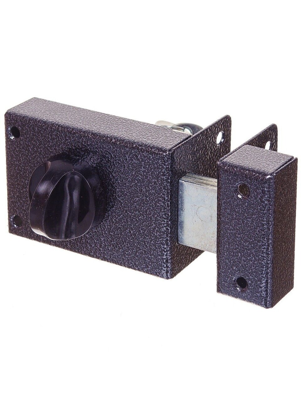 Замок накладной дверной, Омега, 3Н1, 00-00000622, серебро