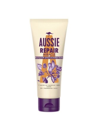 Бальзам-ополаскиватель для поврежденных волос, Aussie, Repair Miracle, 200 мл