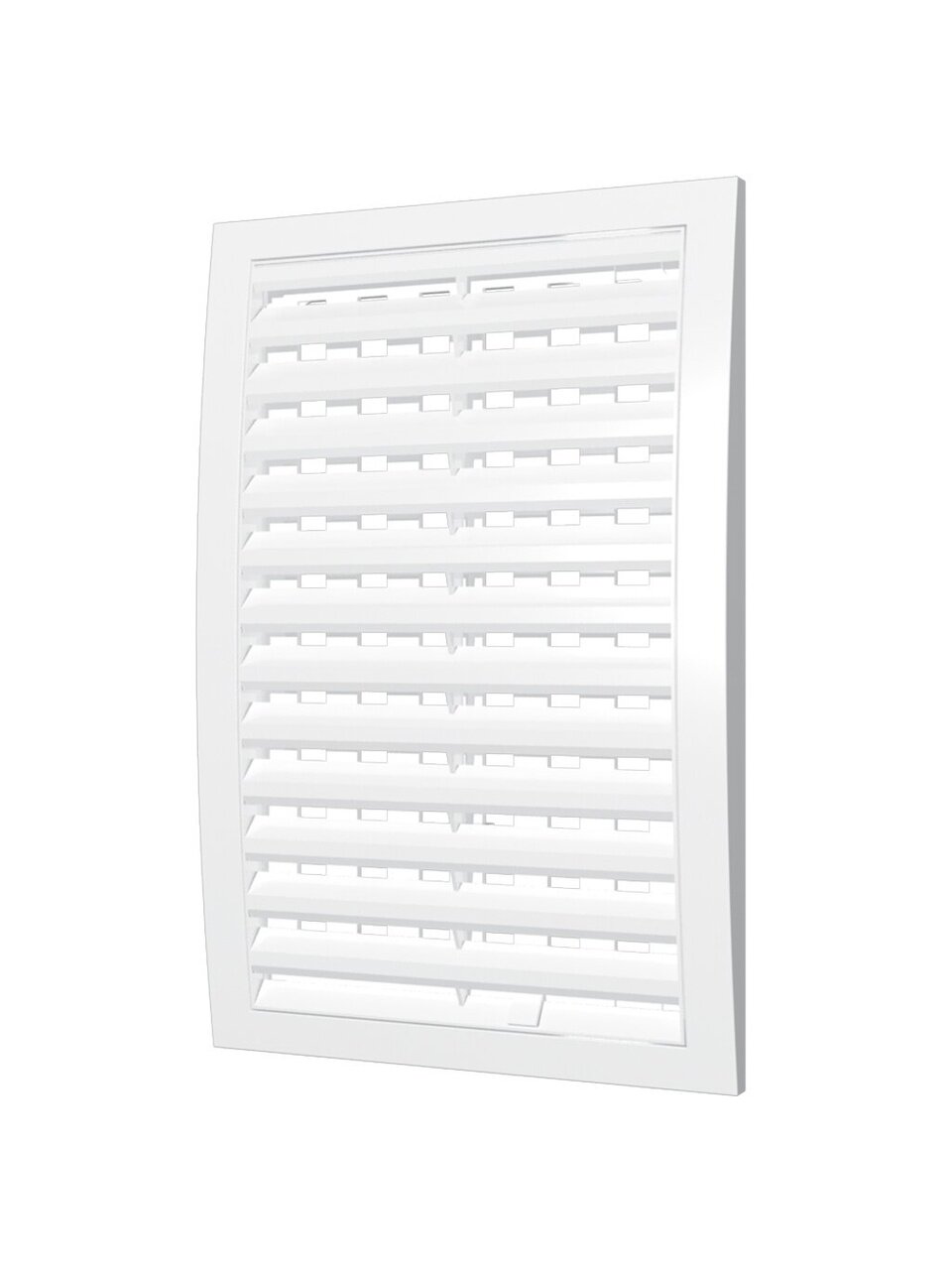 Решетка вентиляционная пластик, 180х250 мм, усиленная, регулируемая, ERA, 1825РРП
