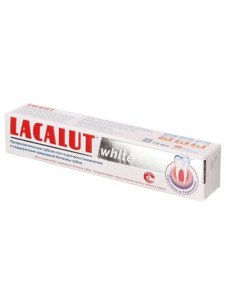 Зубная паста Lacalut, White, 75 мл