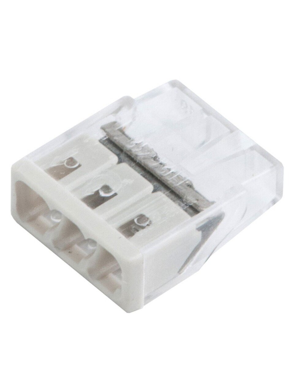 Клемма СМК 2273-243, строительно-монтажная, 3-проводная, с пастой, 5 шт, 2.5 мм², General Lighting Systems, 800443