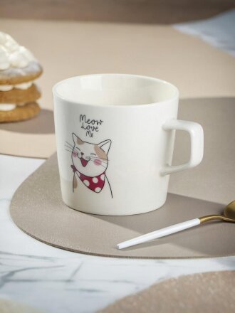 Кружка керамика, 300 мл, Зверье мое, Y4-8991, в ассортименте