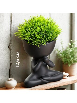 Фигурка-органайзер полистоун, Кашпенок, 12х9х12.6 см, Y4-9078