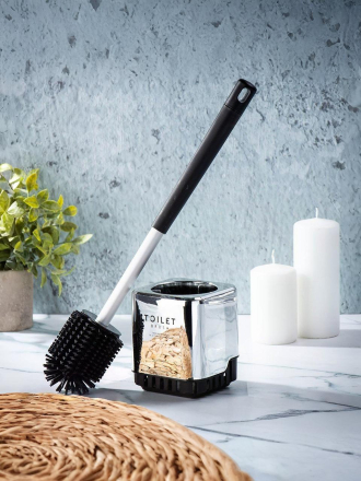 Ерш для туалета напольный, 10.5х10х46.5 см, пластик, в ассортименте, Y4-7861