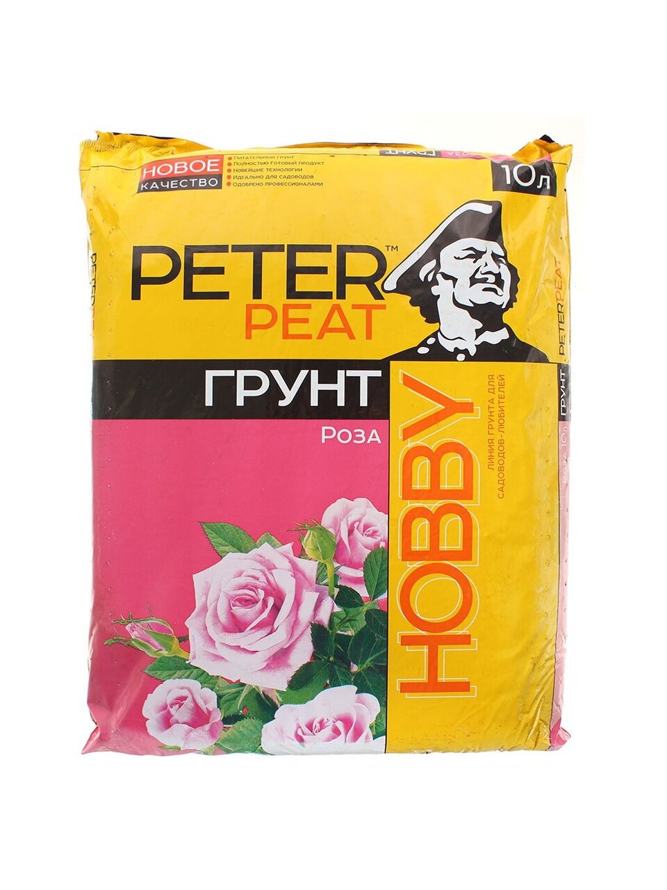 Грунт Hobby, для роз, 10 л, Peter Peat
