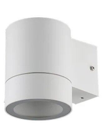 Светильник накладной светодиодный, Ecola, LED 8003A, GX53, на 1 лампочку, IP65, 11.4х9х14 см, белая матовая, FW53C1ECH