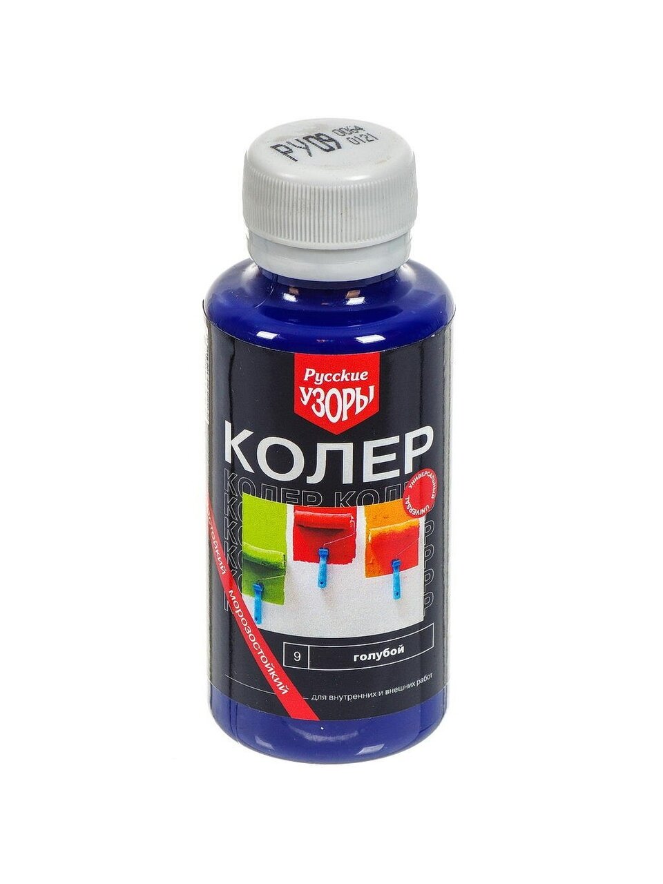 Колер паста, Русские узоры, №9, голубой, 100 мл