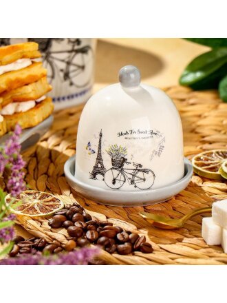 Контейнер пищевой для лимона доломит, 9х9.5 см, Daniks, Прованс