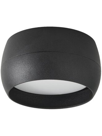 Светильник накладной General Lighting Systems, Чаша, 50 Вт, GX53, на 1 лампочку, IP20, 9х9х5 см, Спот, черный, 661338