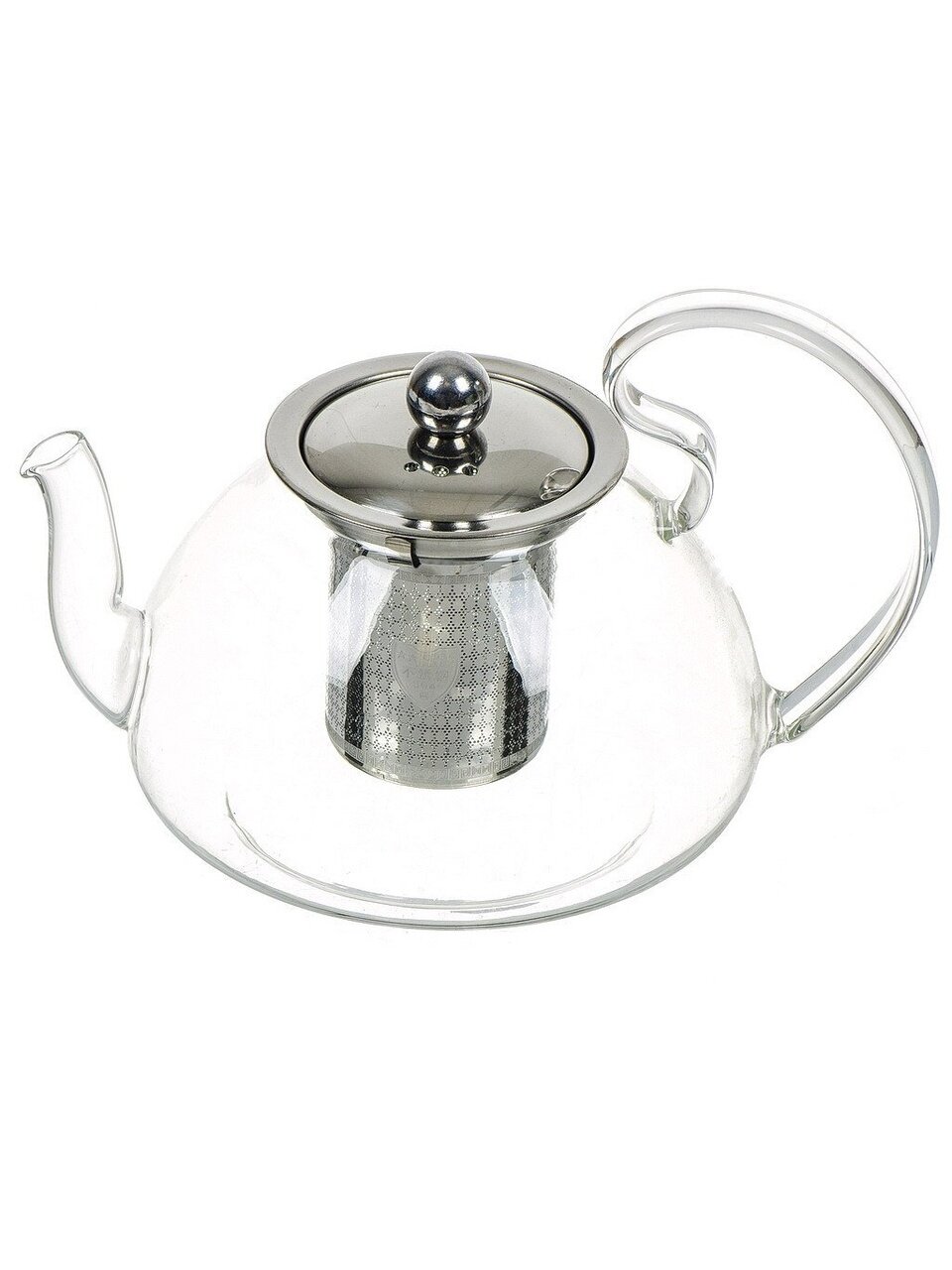 Чайник заварочный стекло, 0.8 л, с ситечком, Y4-4763