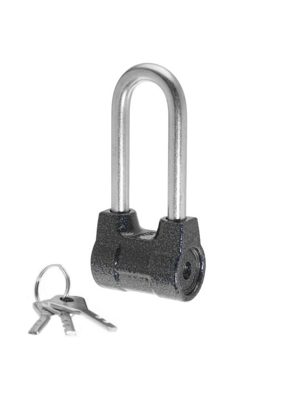 Замок навесной Абсолют, ВС 2-4А-01, БП-00017677, дисковый, серый, 54 мм, 3 ключа