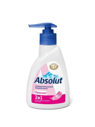 Мыло жидкое Absolut, Нежное, антибактериальное, 250 г