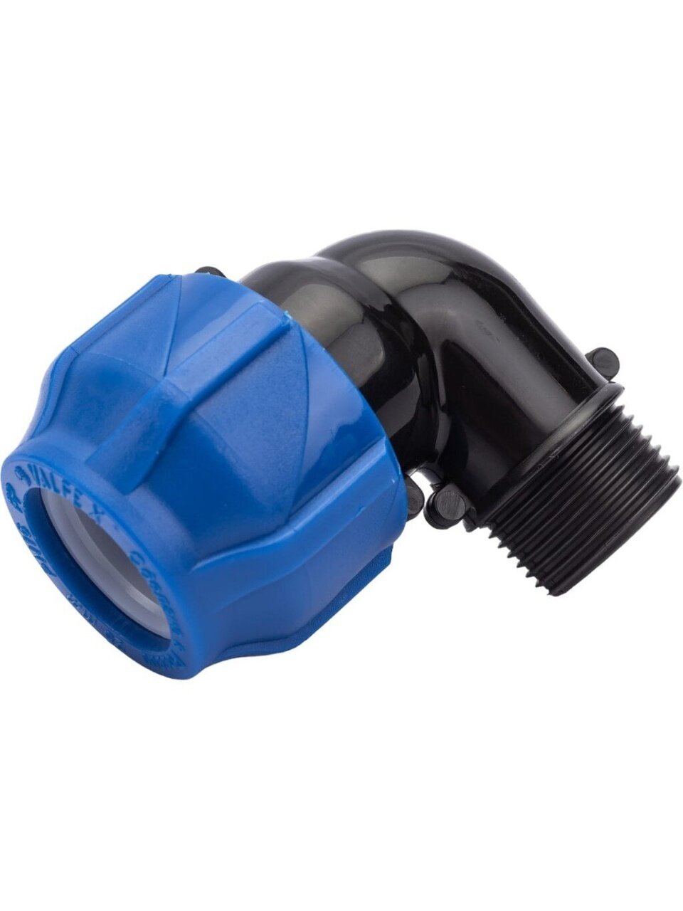 ПНД уголок d25х3/4", наружная резьба, Valfex