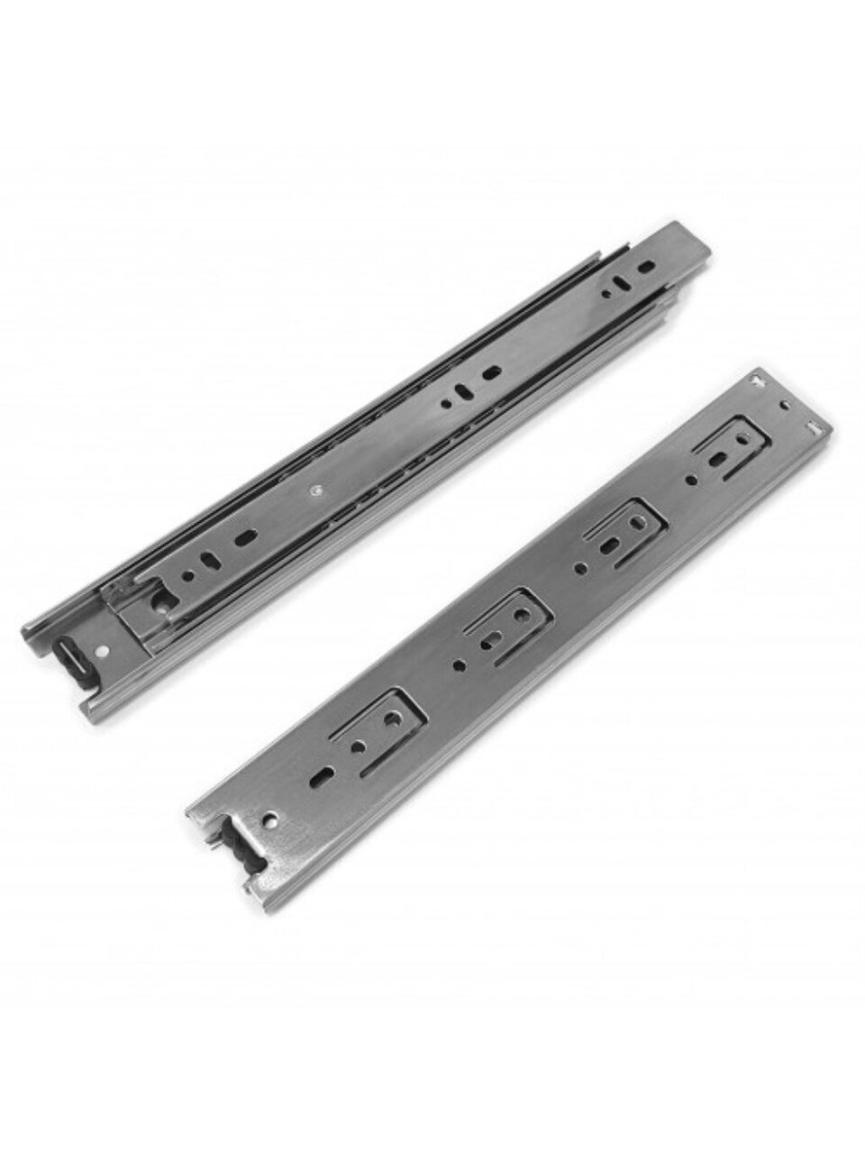 Направляющая шариковая 12", 300х45 мм, 2 шт, хром, StahlBuro, 15 928