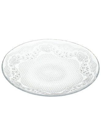 Тарелка десертная, стекло, 19.4 см, круглая, Lacy, Pasabahce, 10528SLB