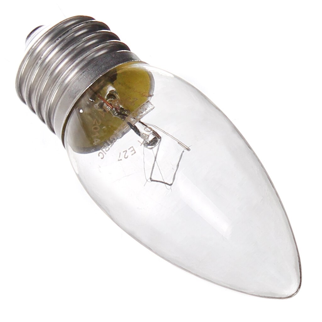 Лампа накаливания E27, 60 Вт, свеча, прозрачная, TDM Electric, SQ0332-0012