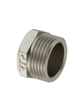 Заглушка 3/4", ш, никель, индивидуальная упаковка, РосТурПласт