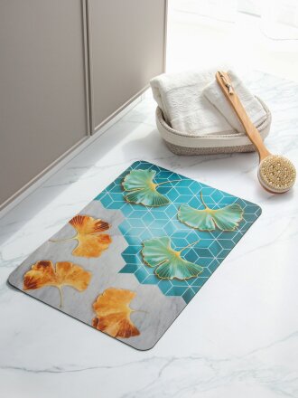 сине-зеленая мозаика