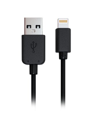 Кабель USB, Red Line, lightning, 1 м, 8 - pin, для Apple, черный, УТ000008646