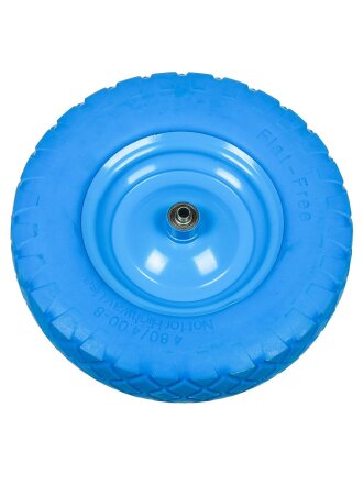 Колесо для тачки полиуретан PU, 4.80/4.00-8, втулка D12/D16 мм, Мастер Инструмент
