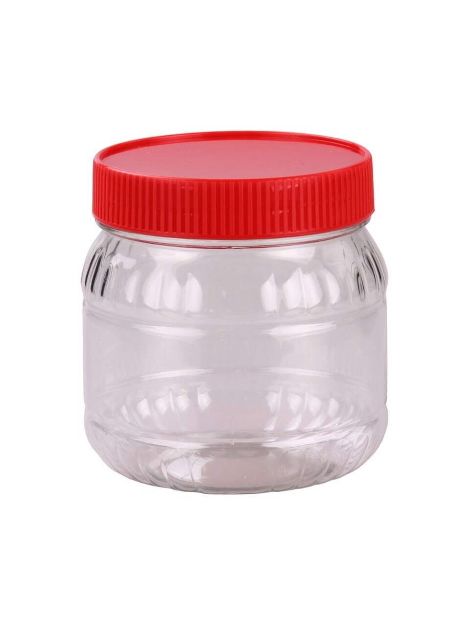 Банка для сыпучих продуктов, пластик, 0.5 л, с крышкой, Альтернатива, М6223, в ассортименте