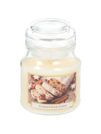 Свеча ароматизированная, 10х7 см, в баночке, Bartek Candles, Рождественский пирог