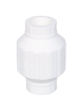 Клапан обратный полипропилен, d20 мм, белый, РосТурПласт