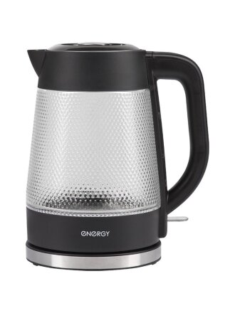 Чайник электрический Energy, E-223, 1.8 л, 2200 Вт, скрытый нагревательный элемент, стекло