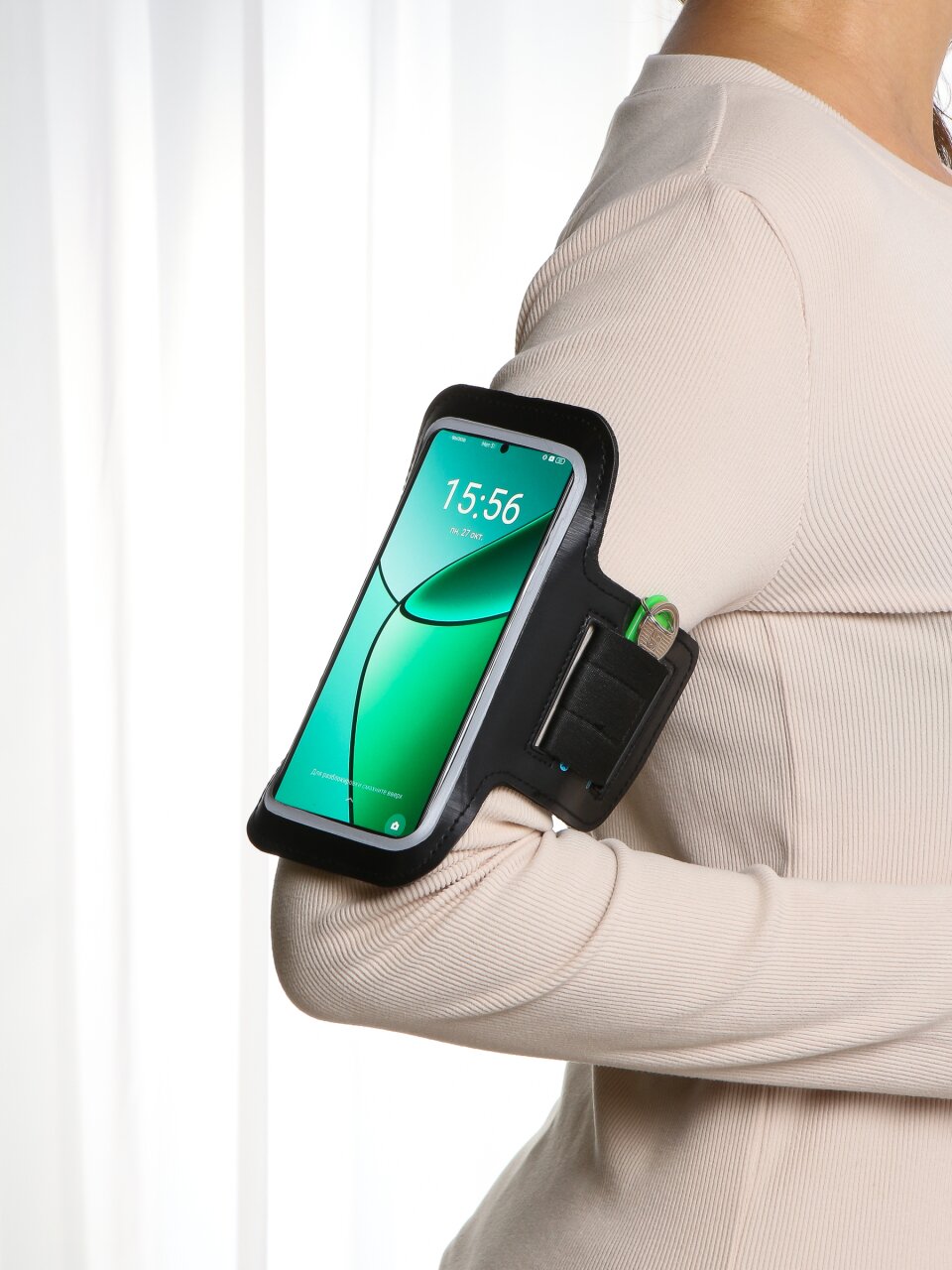 Чехол спортивный для телефона, 18х44.5 см, липучка, в ассортименте, SC-10, 006410