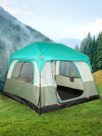 Палатка 6-местная, 300х270х180 см, с москитной сеткой, проклеенные швы, C070012