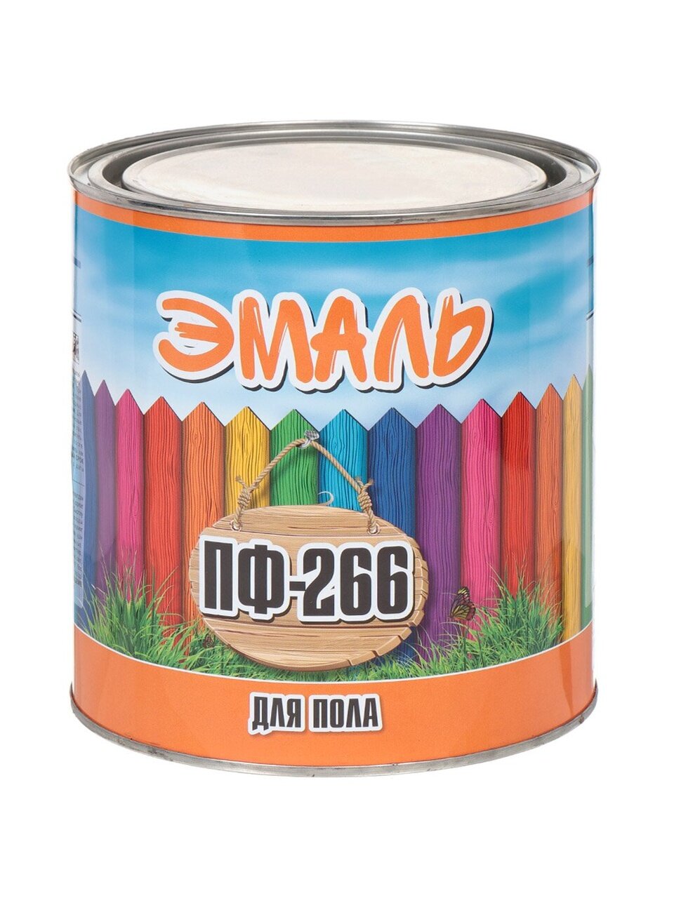 Эмаль Zabor, ПФ-266, алкидная, красно-коричневая, 2.6 кг