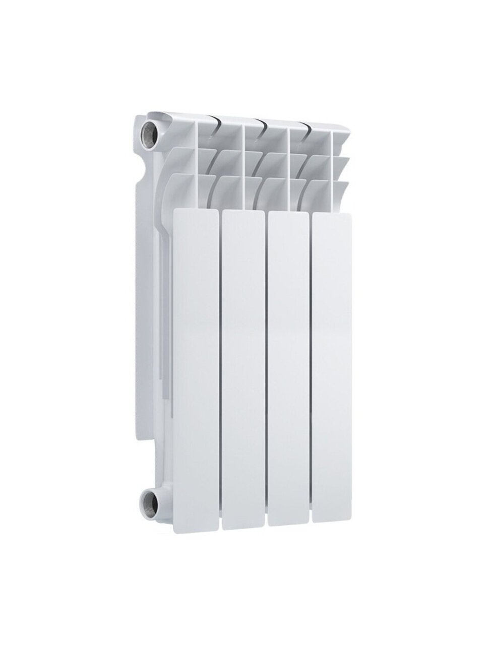 Радиатор биметалл, 500х80 мм, Oasis, 4 секции