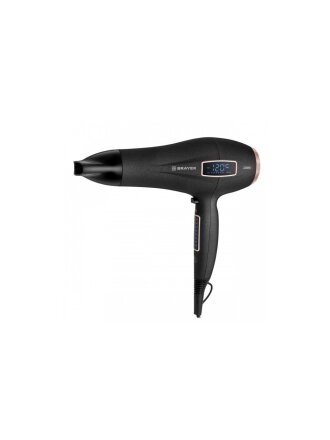 Фен Brayer, 3001BR, 2200 Вт, холодный воздух, LED-дисплей, 8 режимов, 6 скоростей, BR3001