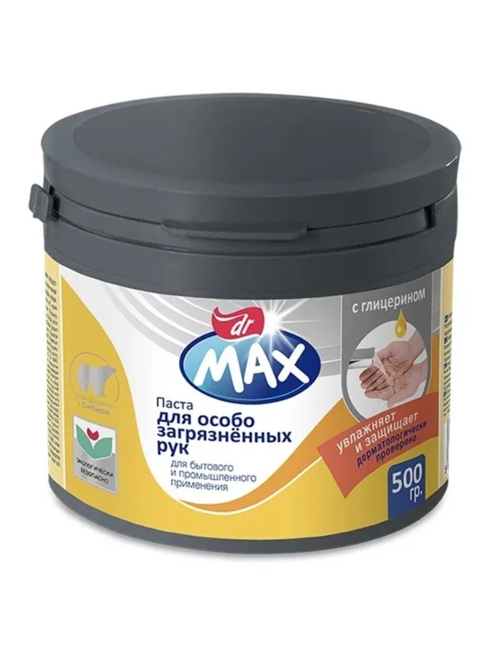 Паста очищающая Dr MAX, с глицерином, 500 г, для рук, CH-225-B500-PG2