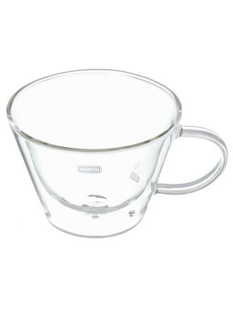 Кружка стекло, 360 мл, Florino, двойные стенки, Qwerty, 74014
