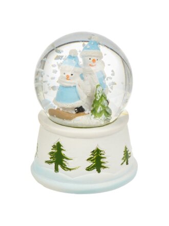 Фигурка декоративная Шар со снегом Снежные забавы, 4.5х4.5х7 см, в ассортименте, Y4-9355