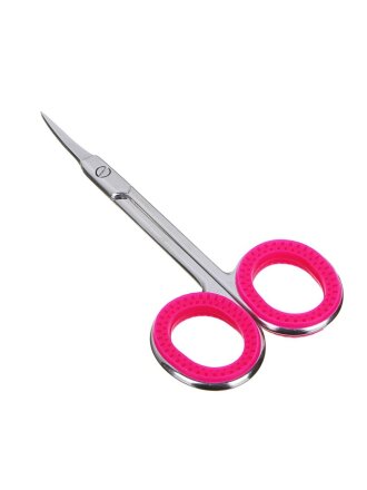 Ножницы маникюрные для кутикулы, сталь, 9.2 см, с загнут лезвием, в ассортименте, ЮниLook, 305-170