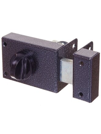 Замок накладной дверной, Омега, 3Н1, 00-00000622, серебро