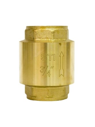 Клапан обратный 3/4", г-г, шток пвх, STI