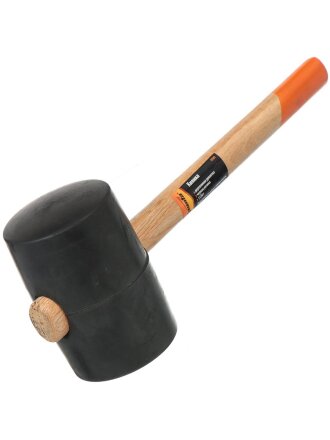 Киянка 1130 г, резина, черная, рукоятка дерево, Sparta, 11161